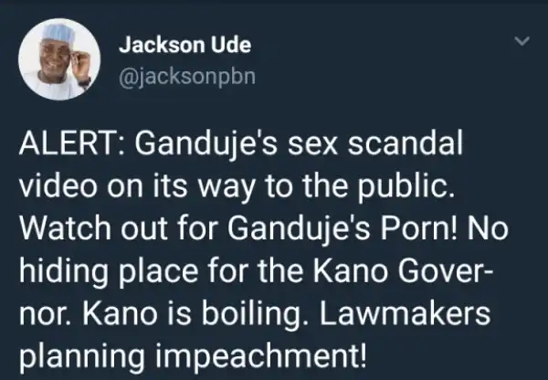 "Governor Ganduje